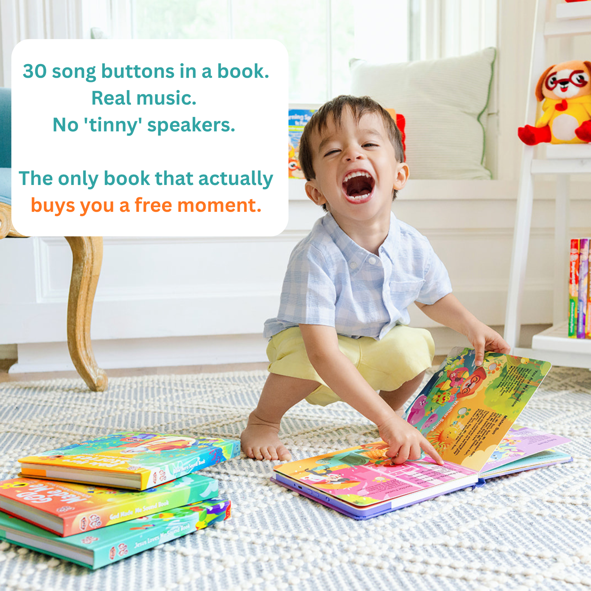 Go Go Fun Learning Facebook ad: Bring Joy, Faith, and Language to Life-One Song at a Time