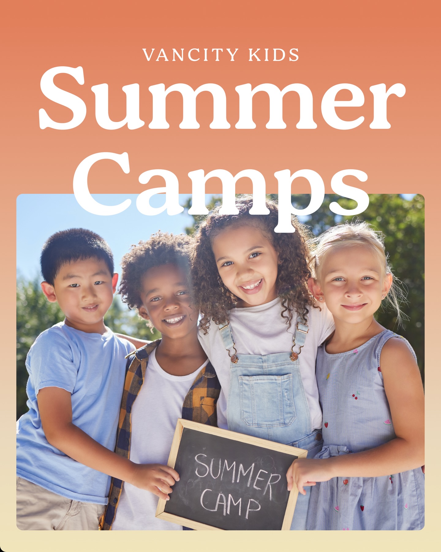 Vancity Kids Facebook ad: Summer Camp Guide