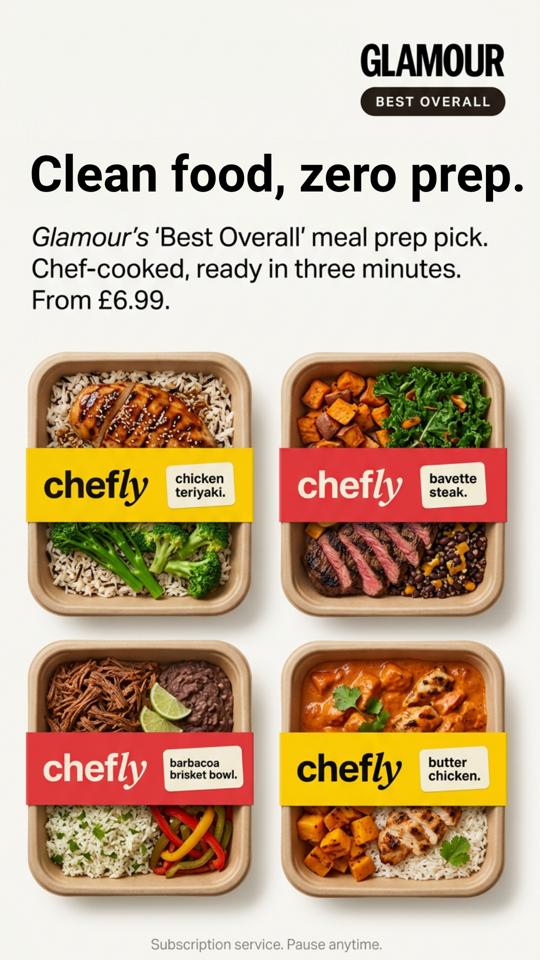 Chefly Facebook ad