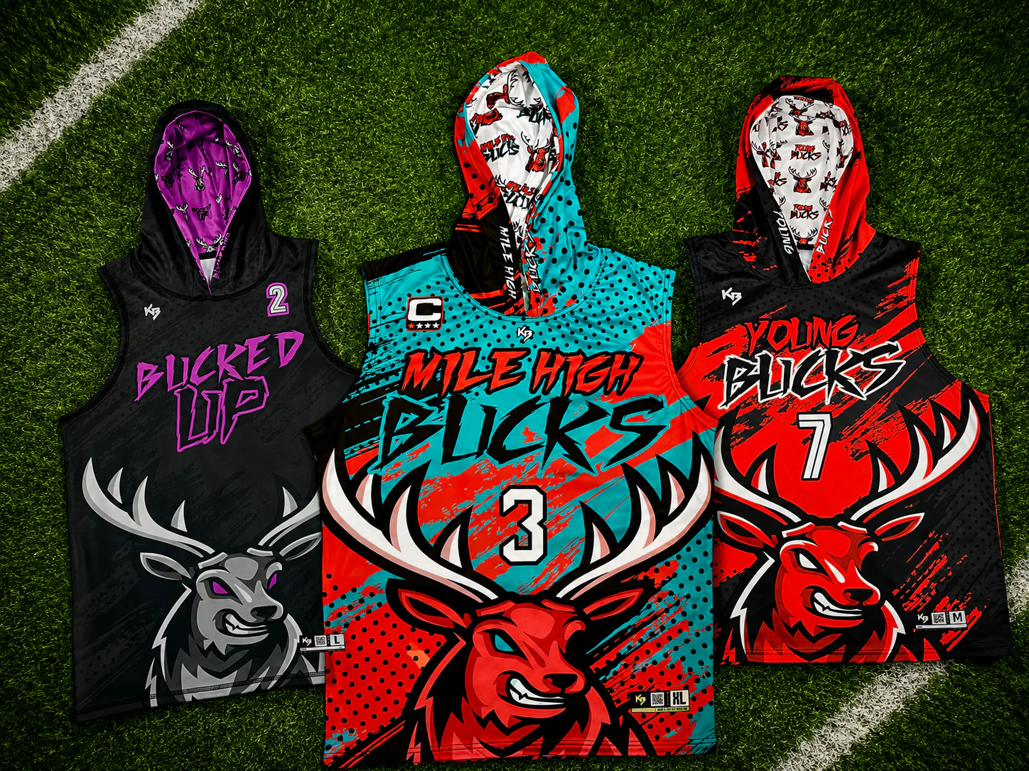 KitBeast Sports Apparel Facebook ad: Looking for fully custom flag football uniforms &…