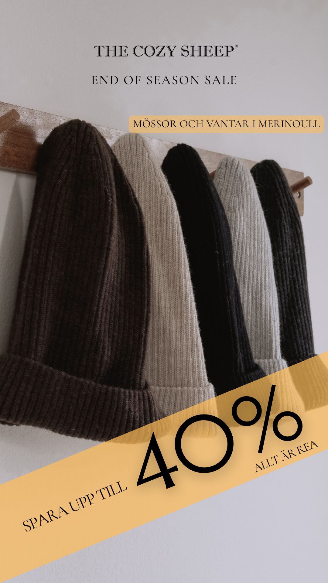 The Cozy Sheep Facebook ad