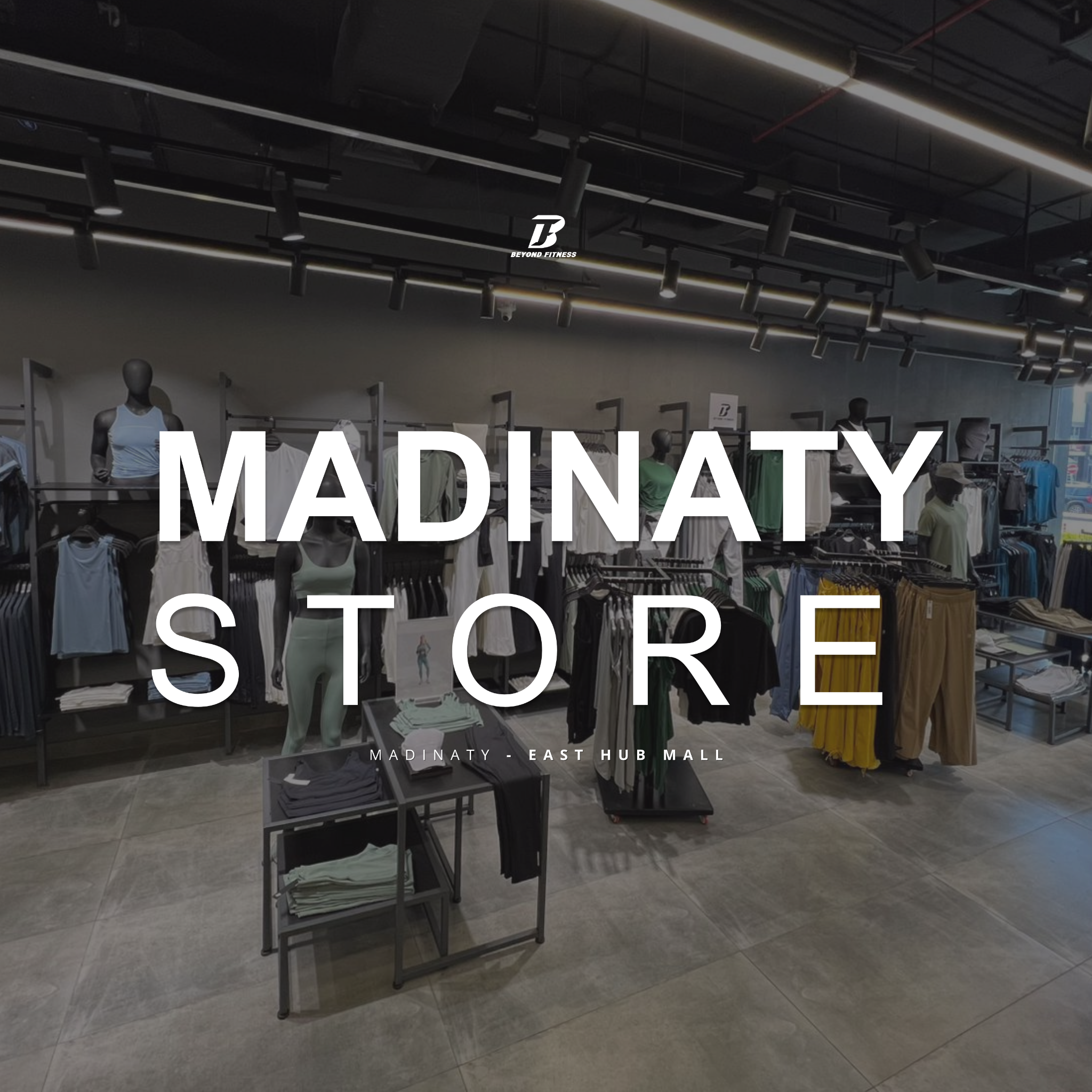 BF beyond fitness Facebook ad: Madinaty - East Hub Mall