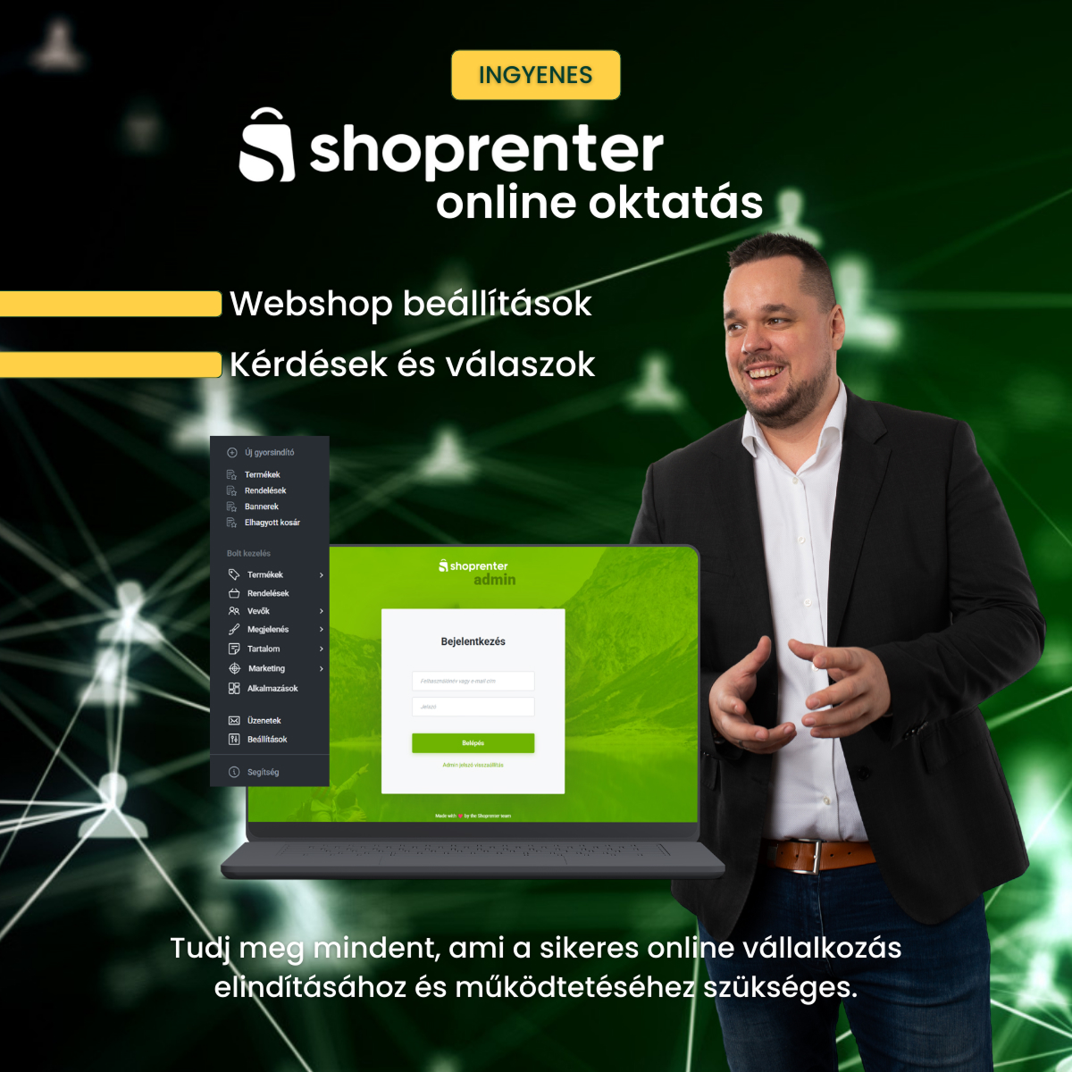 Shoprenter Facebook ad