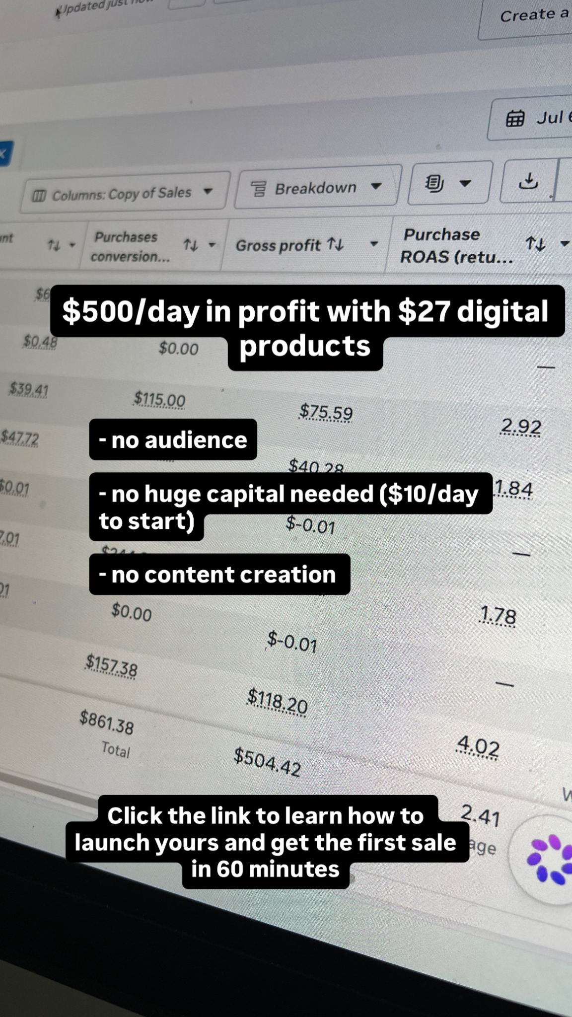 ClientZone Facebook ad: Launch your digital product in the next 60 minutes