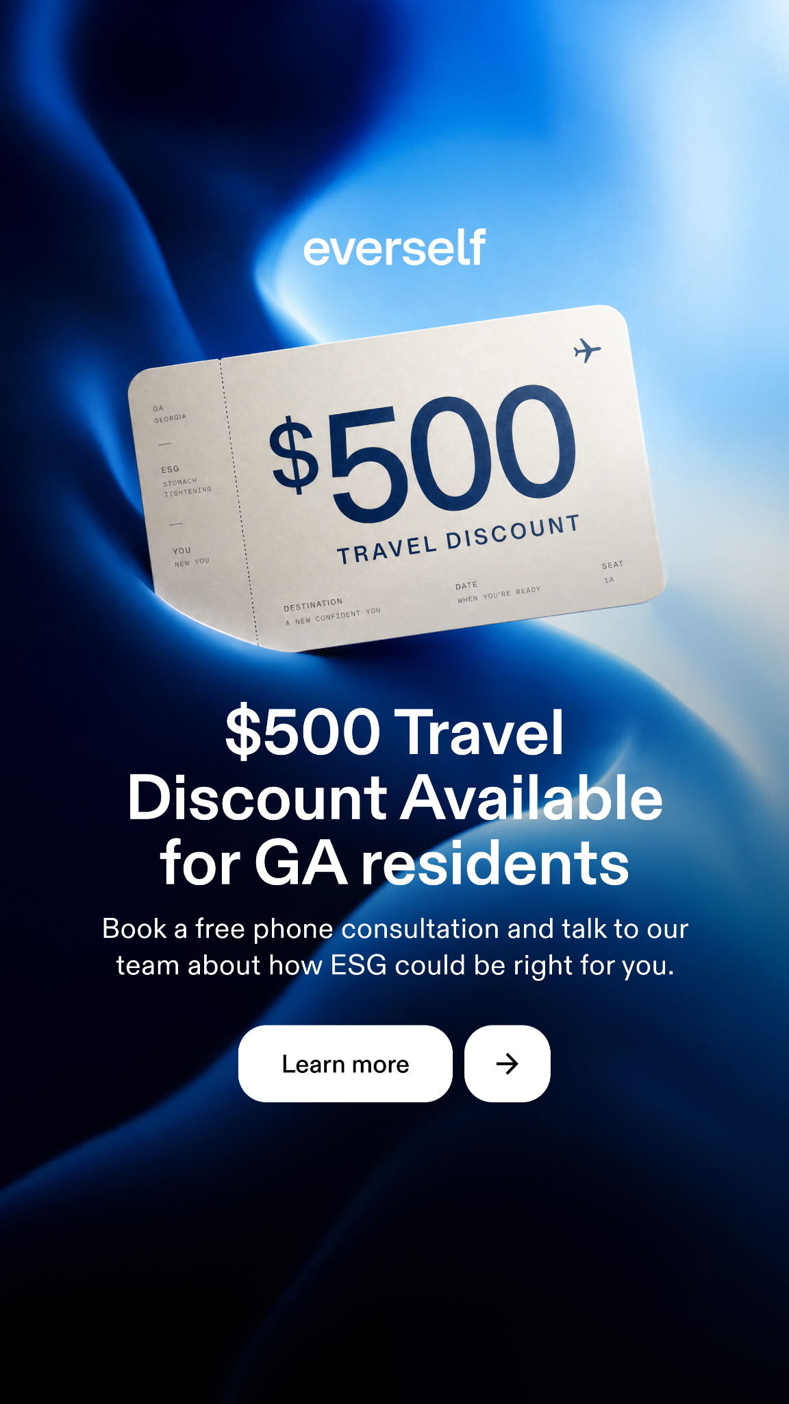 Everself Facebook ad: One Procedure, 10+ Years of Weight Loss