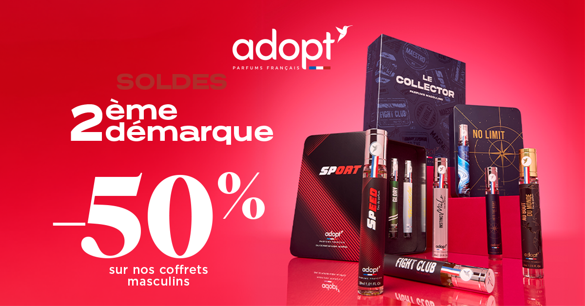 Adoptparfums Facebook ad from Jul 15, 2026