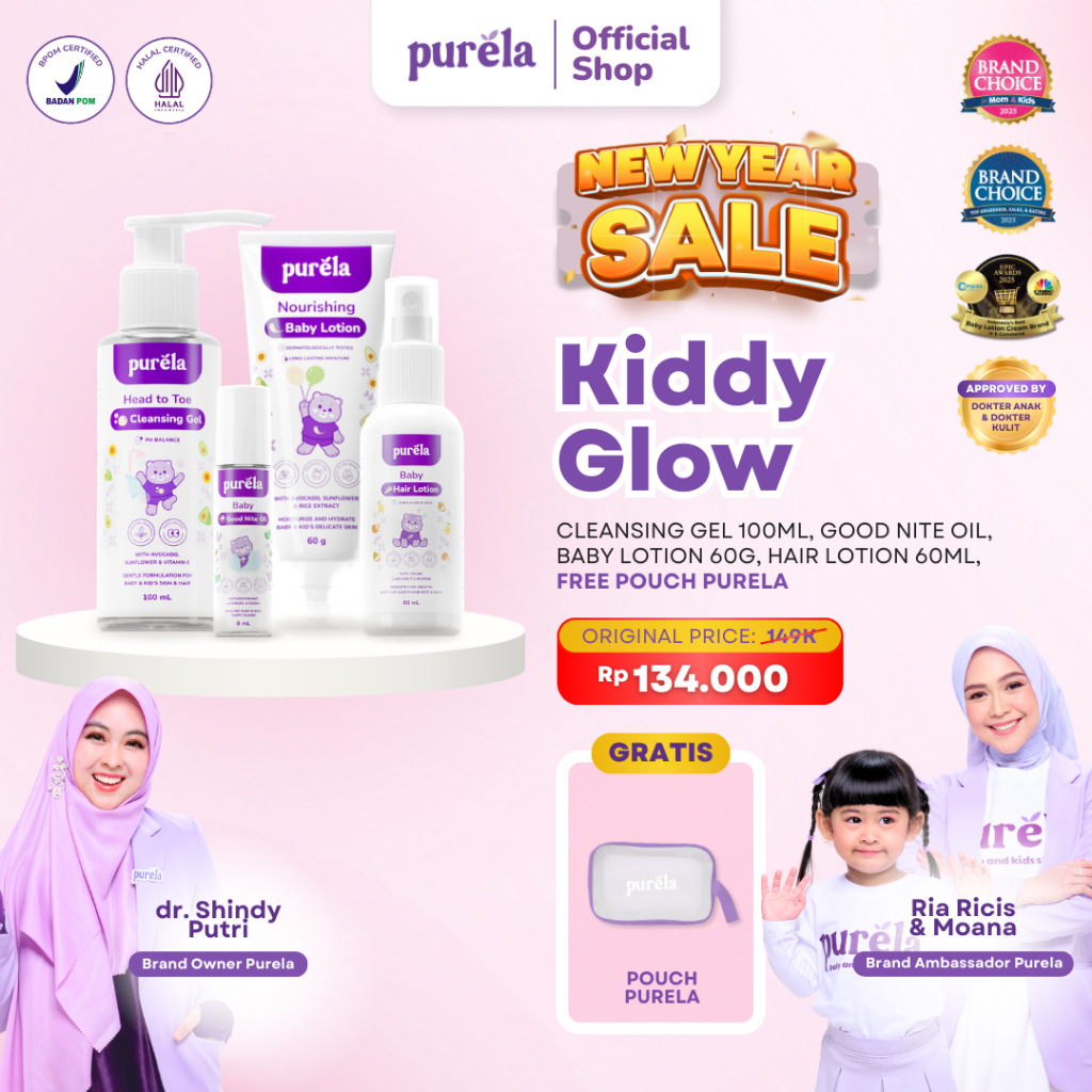 Purela Facebook ad: Diskon Shopee dari toko Purela Official Shop!