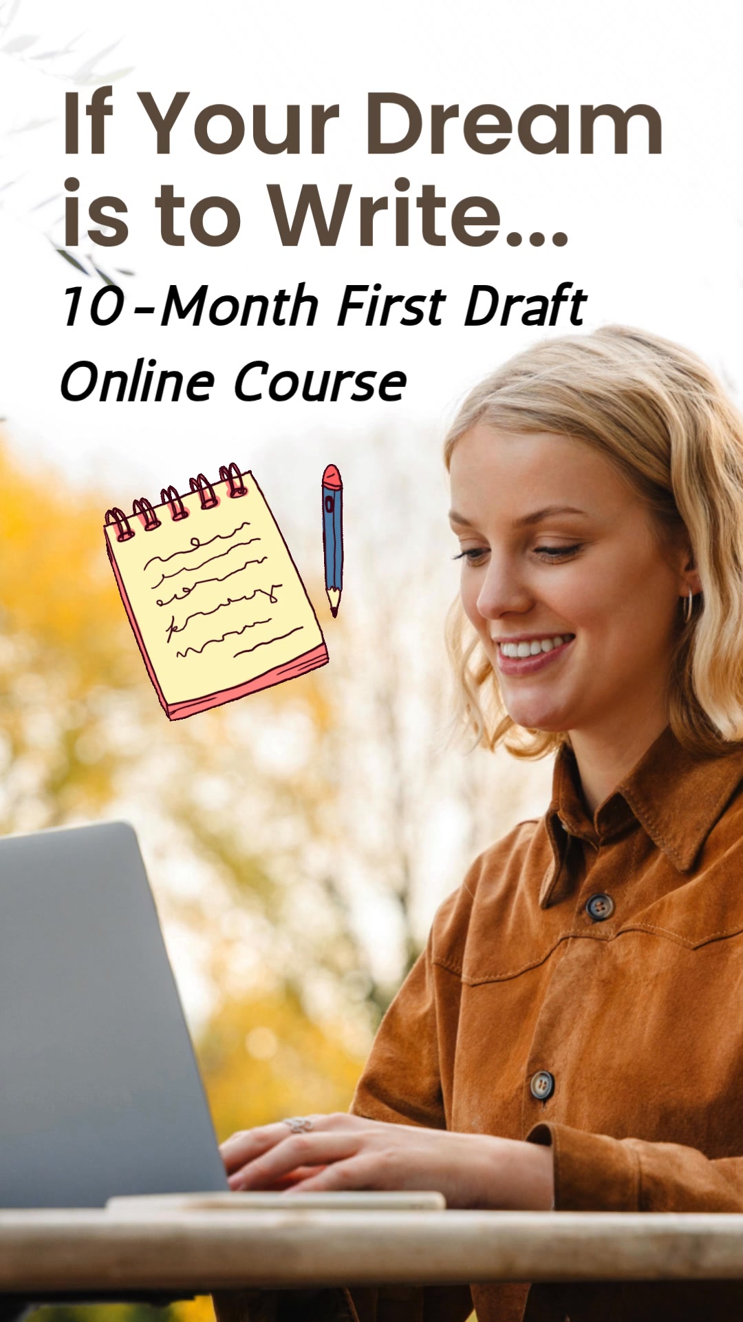 The Writers' Studio Facebook ad: Write Your Novel or Screenplay in 10 Months