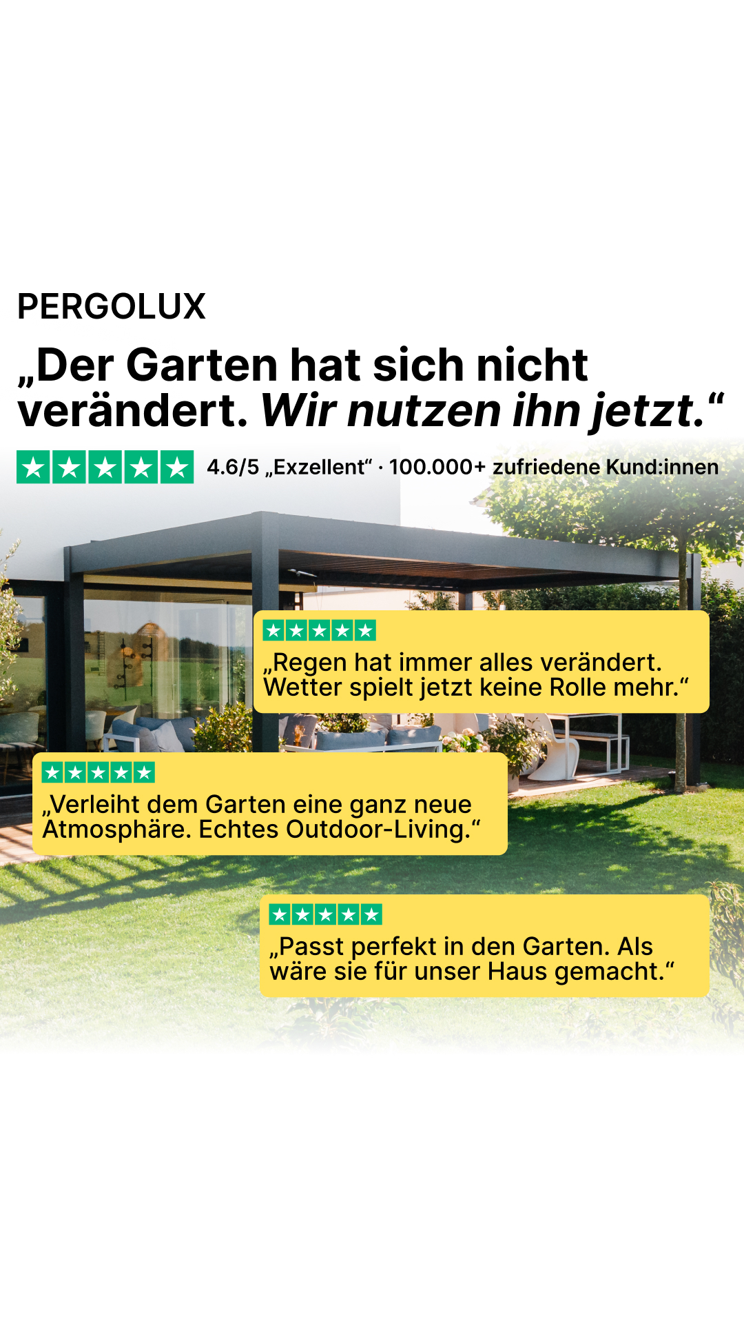 Pergolux Facebook ad