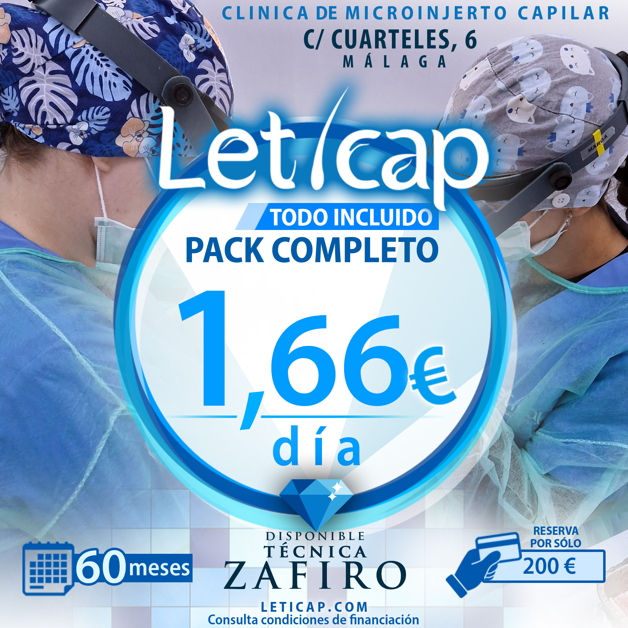 Leticap - Clínica microinjerto capilar Facebook ad