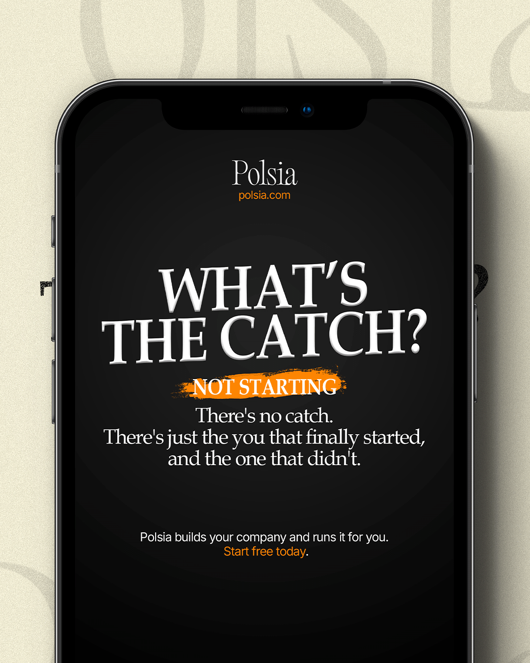 Polsia AI Facebook ad