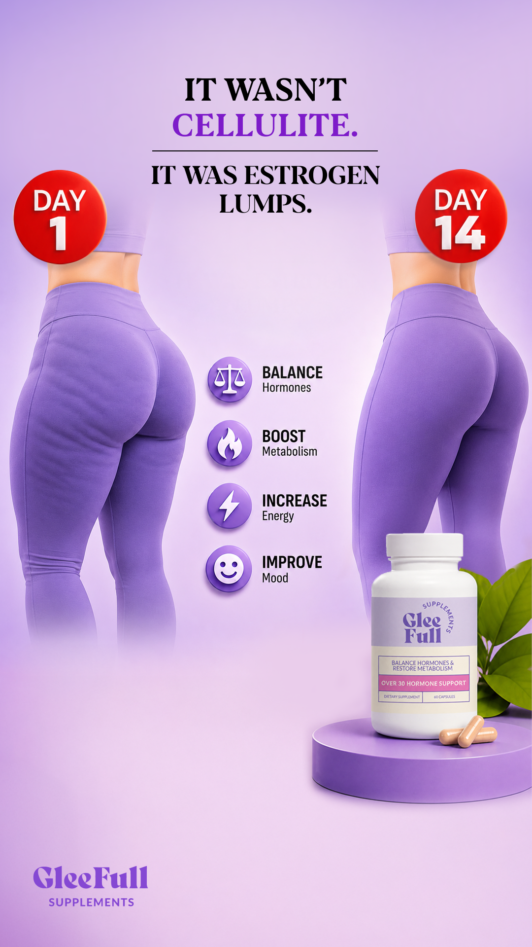 GleeFull Facebook ad