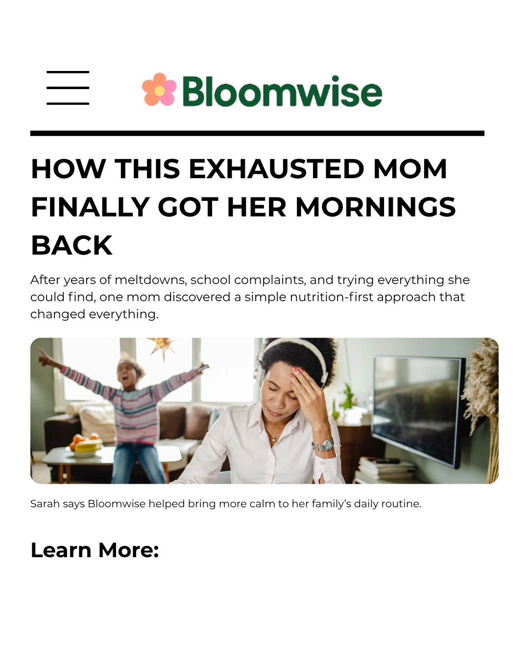 Hellobloomkids Facebook ad