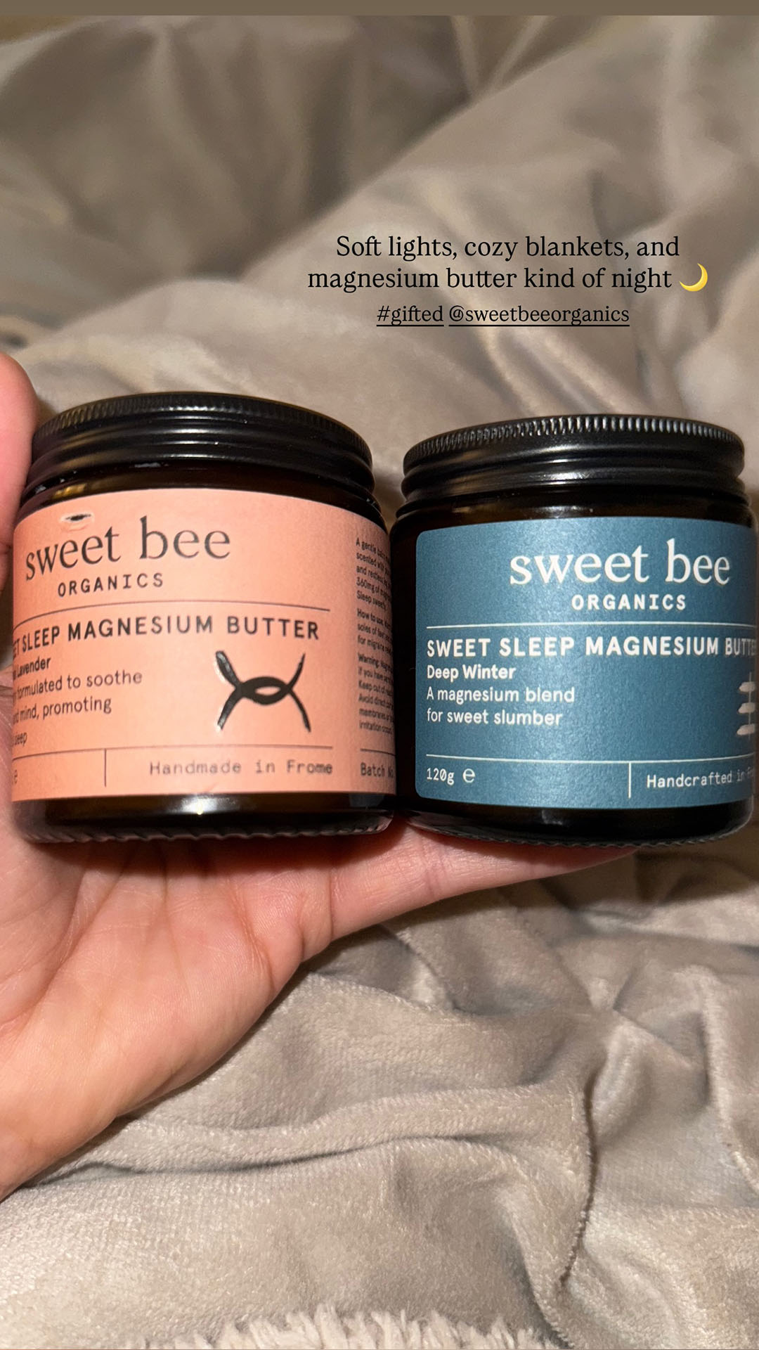 Sweet Bee Organics Facebook ad