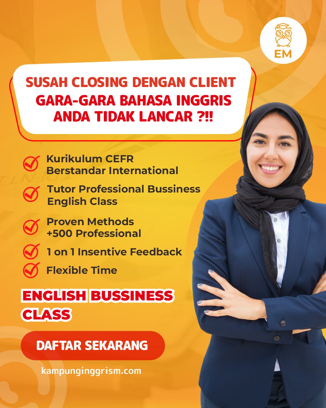 Kampung Inggris EM Facebook ad