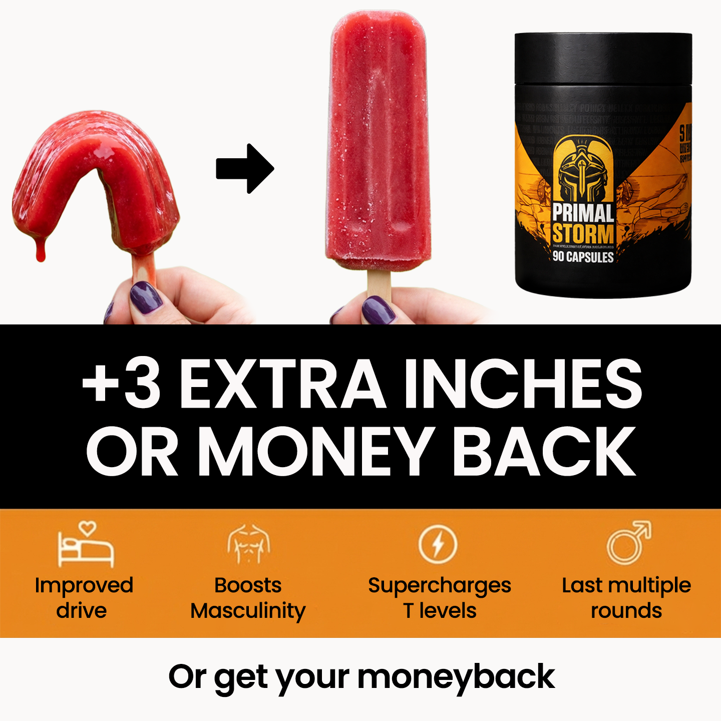 Primal Storm Facebook ad