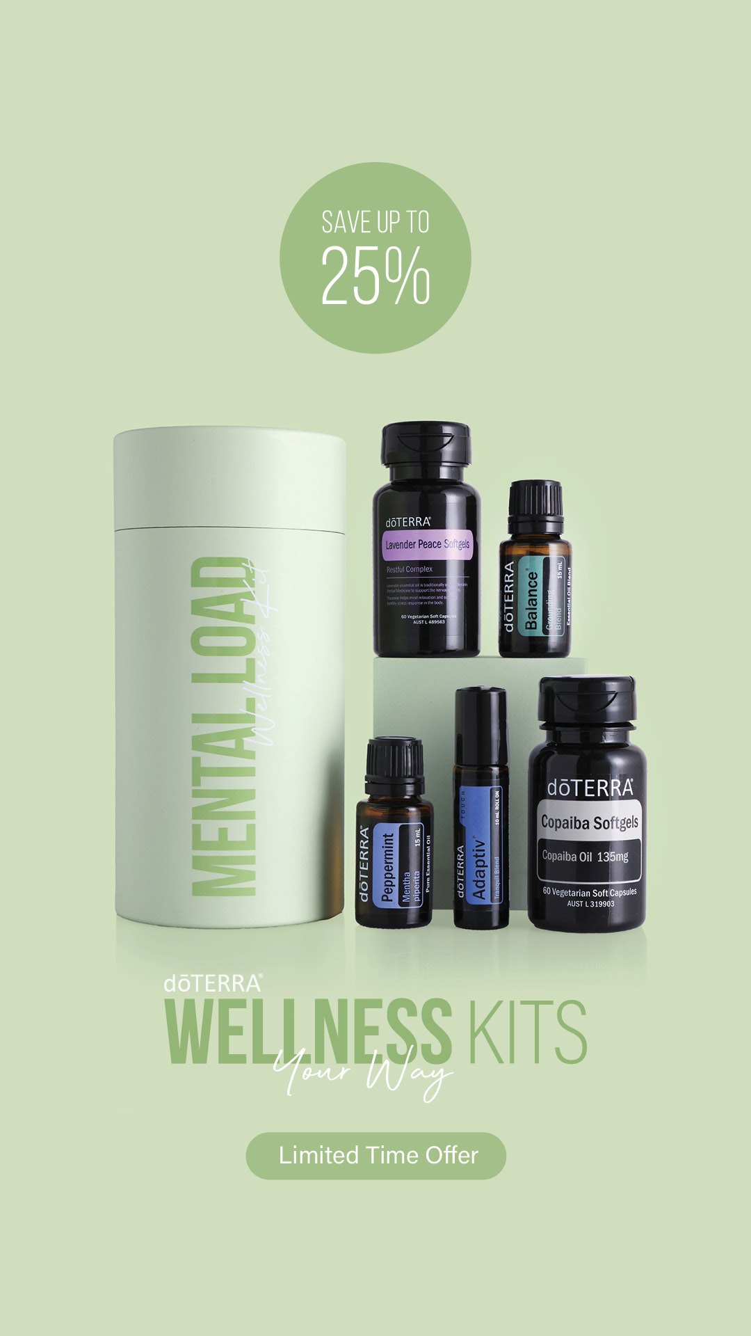 doTERRA Essential Oils Australia Facebook ad: Support Your Mental Wellbeing