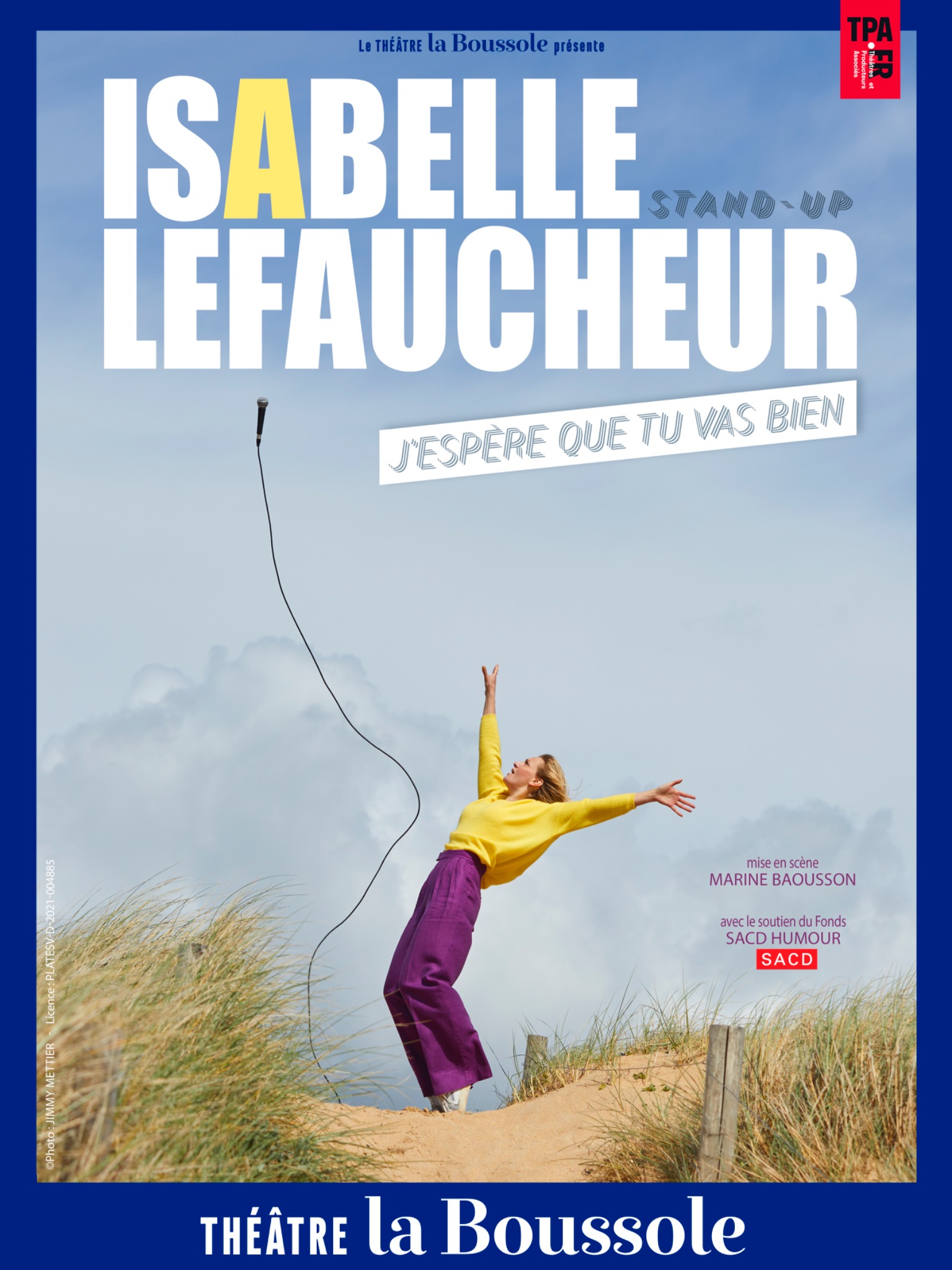 Théâtre La Boussole Facebook ad from Sep 12, 2025