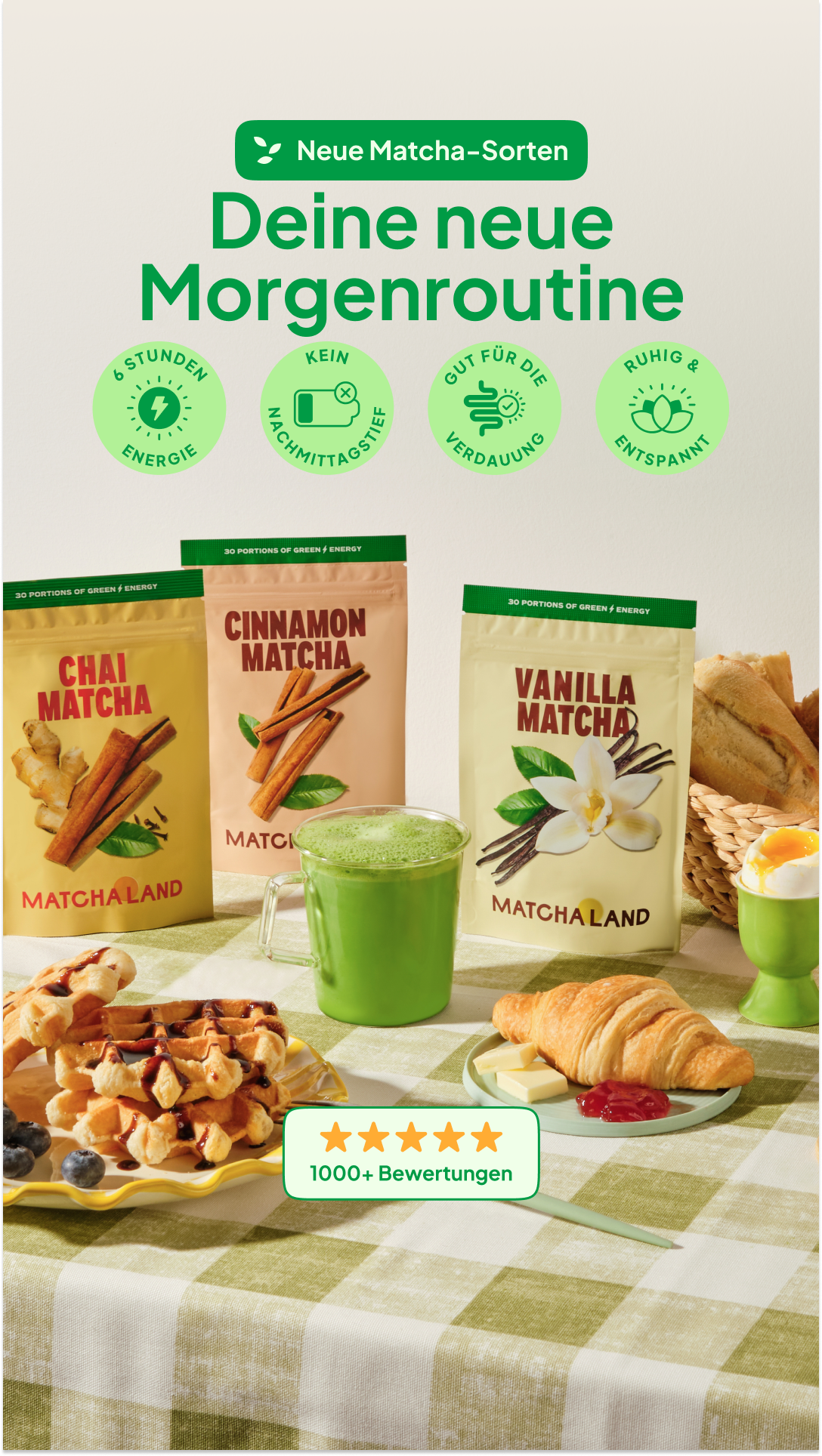 MatchaLand Facebook ad from Jan 4, 2025