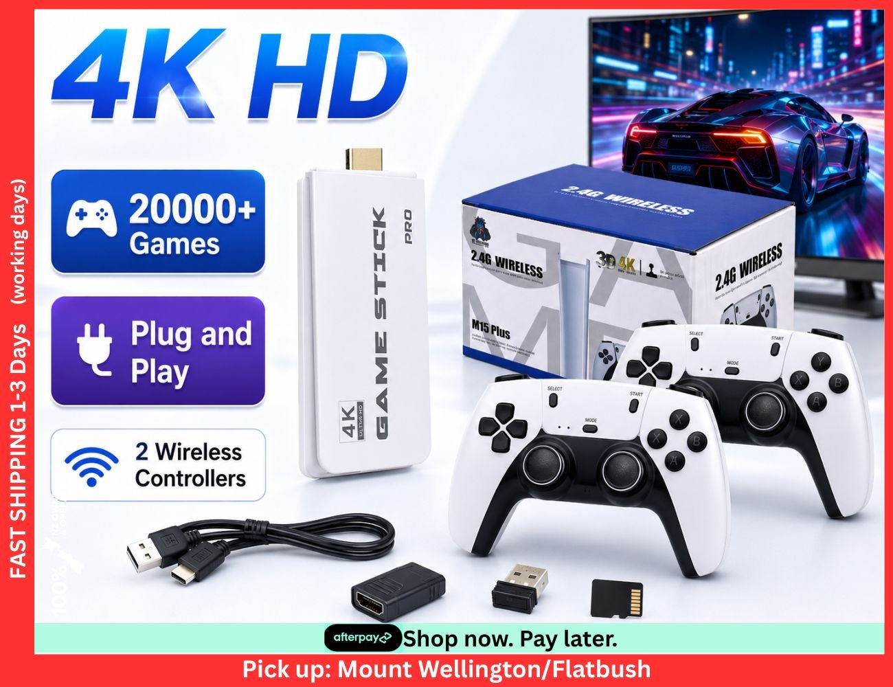 Aftab Idrishi Facebook ad: New 2026 Trending Wireless M15 Game Stick 64GB TV Video…
