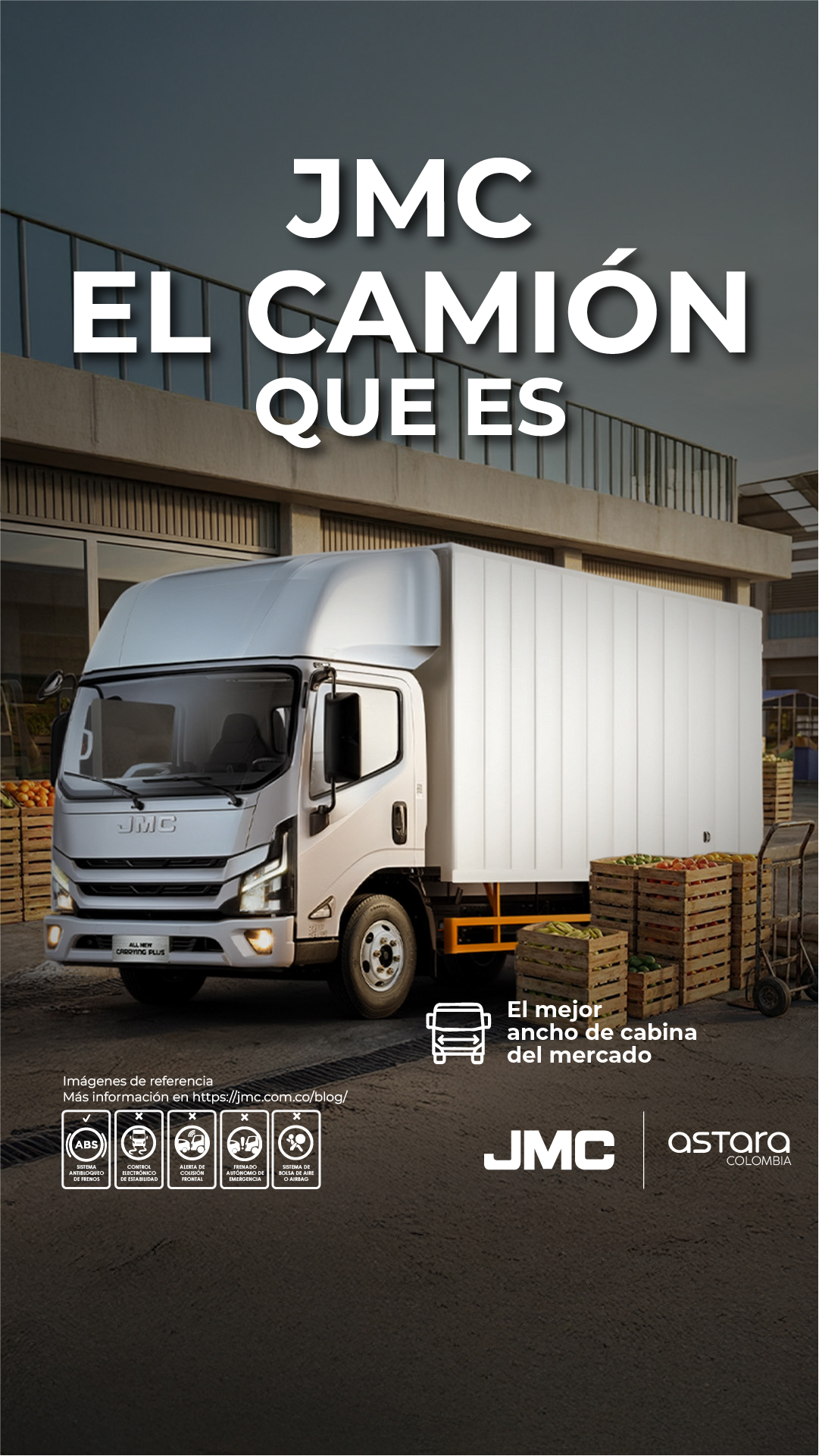 JMC Colombia Facebook ad from Feb 13, 2026