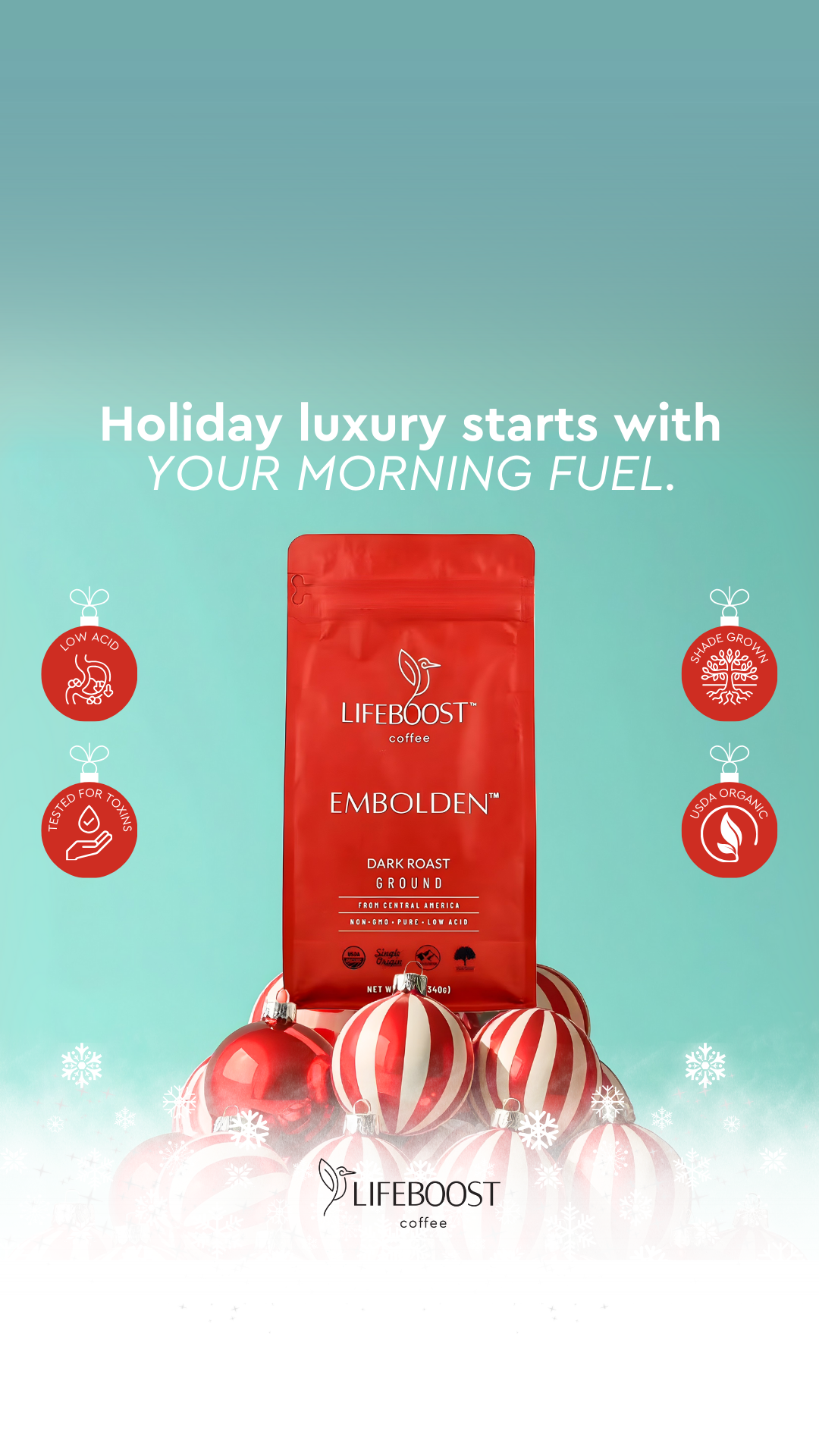 Lifeboost Coffee Facebook ad
