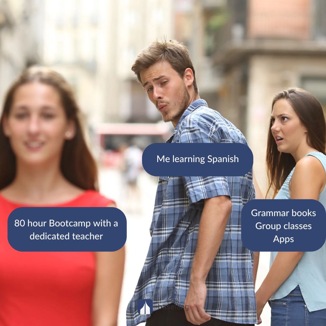 BaseLang Facebook ad