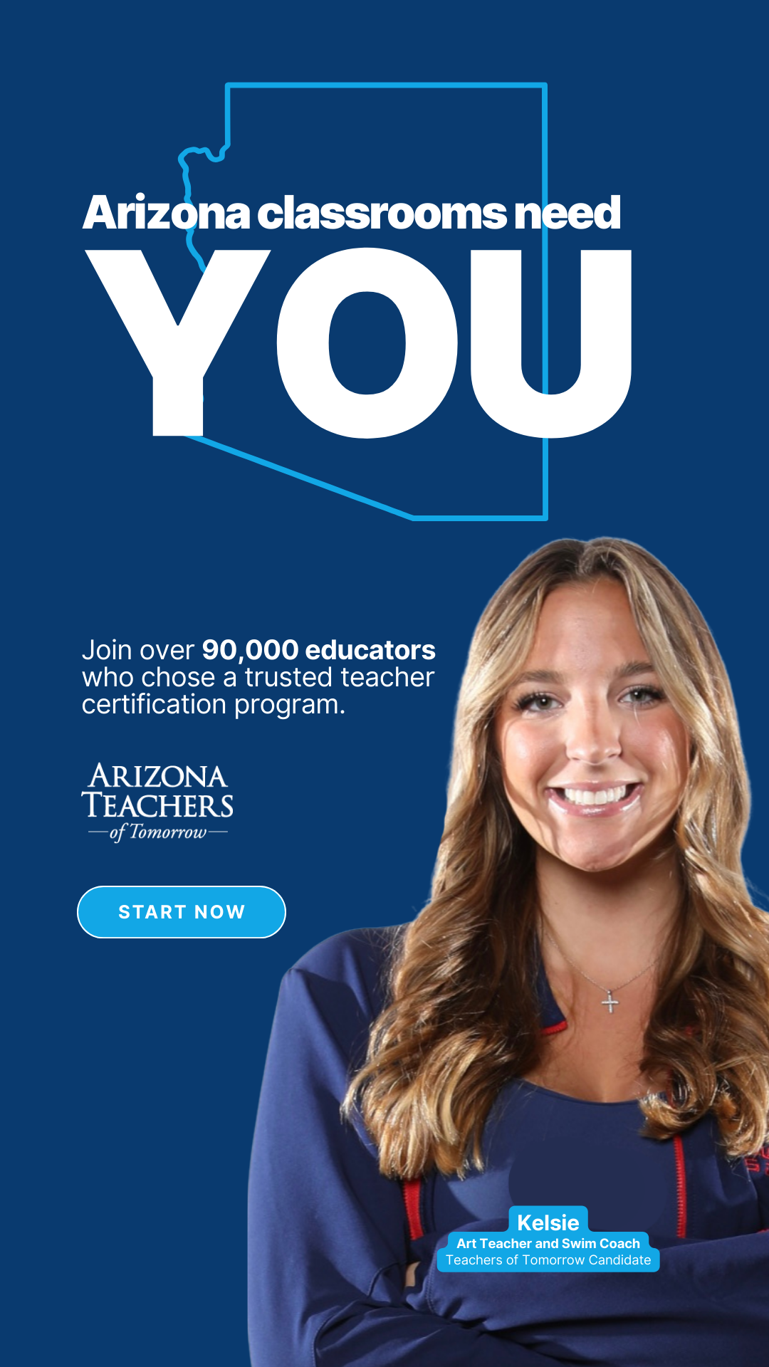 Teachers of Tomorrow Facebook ad