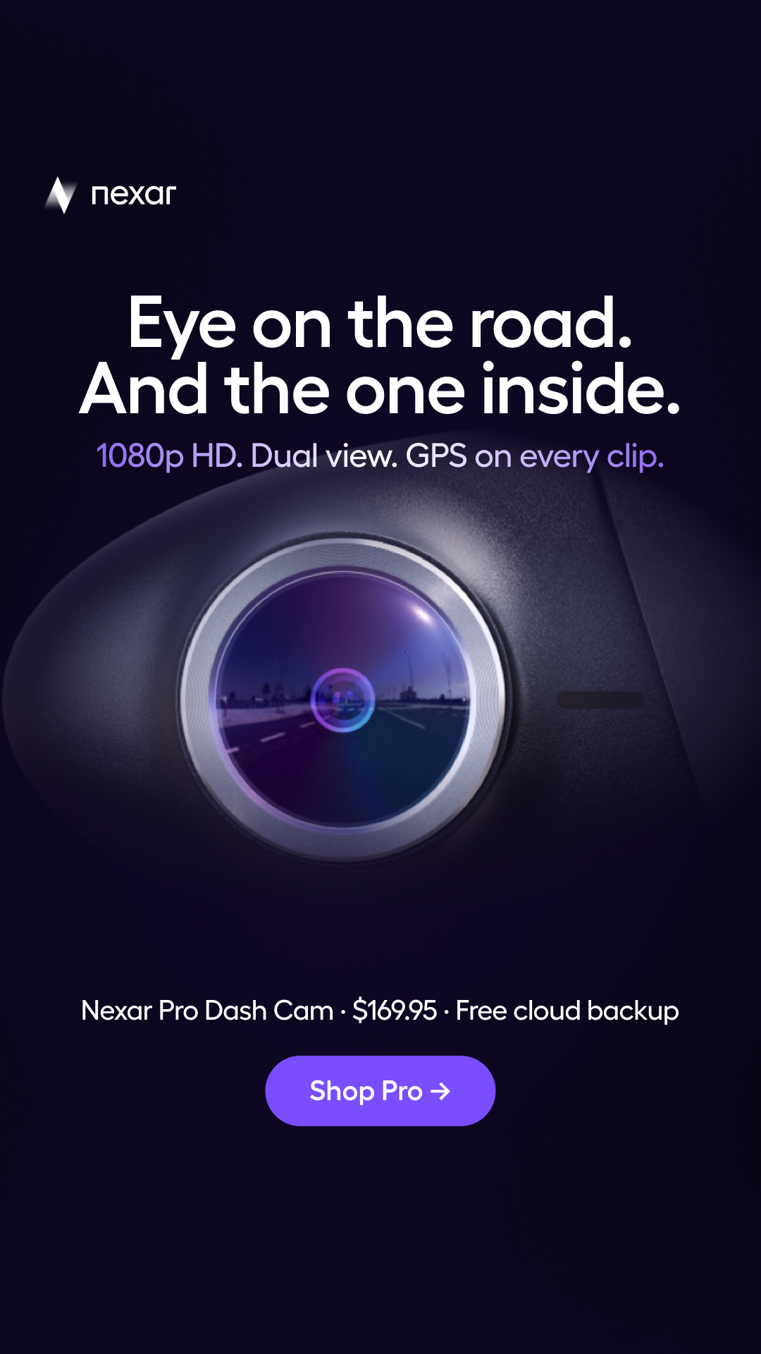 Nexar Facebook ad