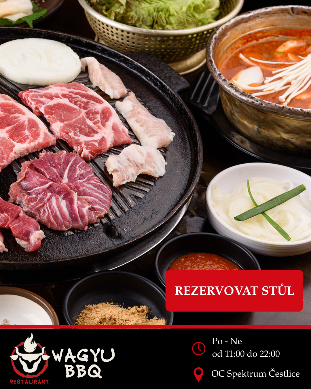 Wagyu BBQ Facebook ad: Ochutnej Wagyu zážitek!
