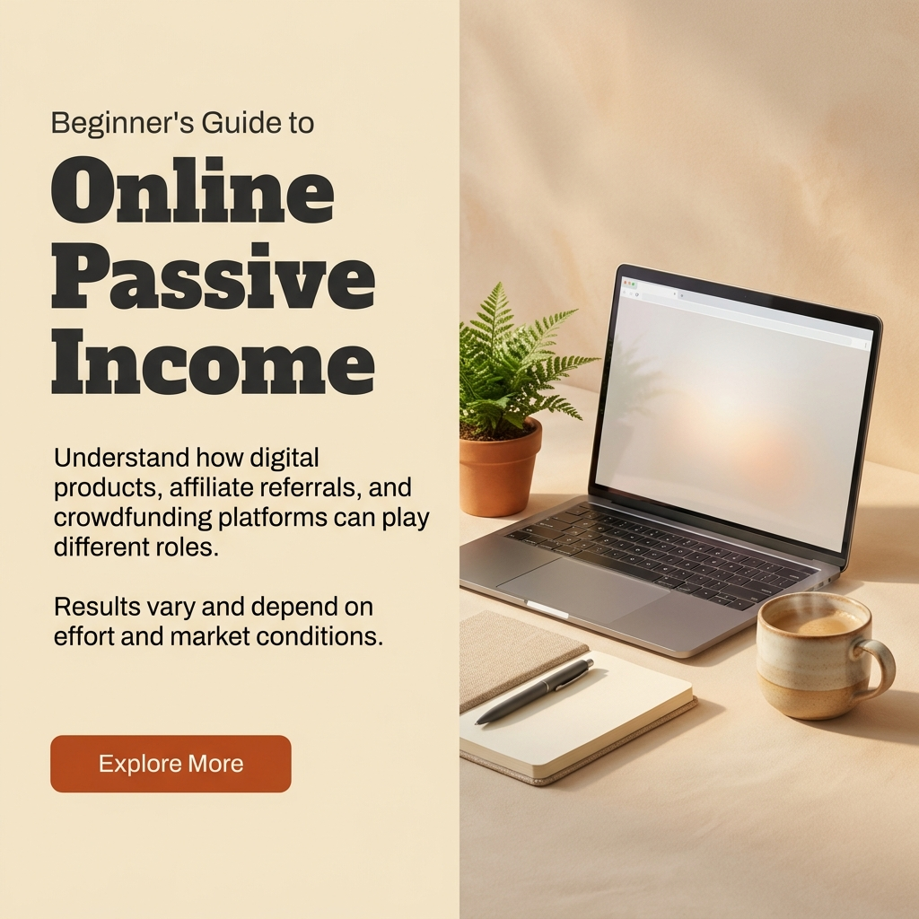 Smart Search Hub Facebook ad: Passive Income Strategies Online, Learn More