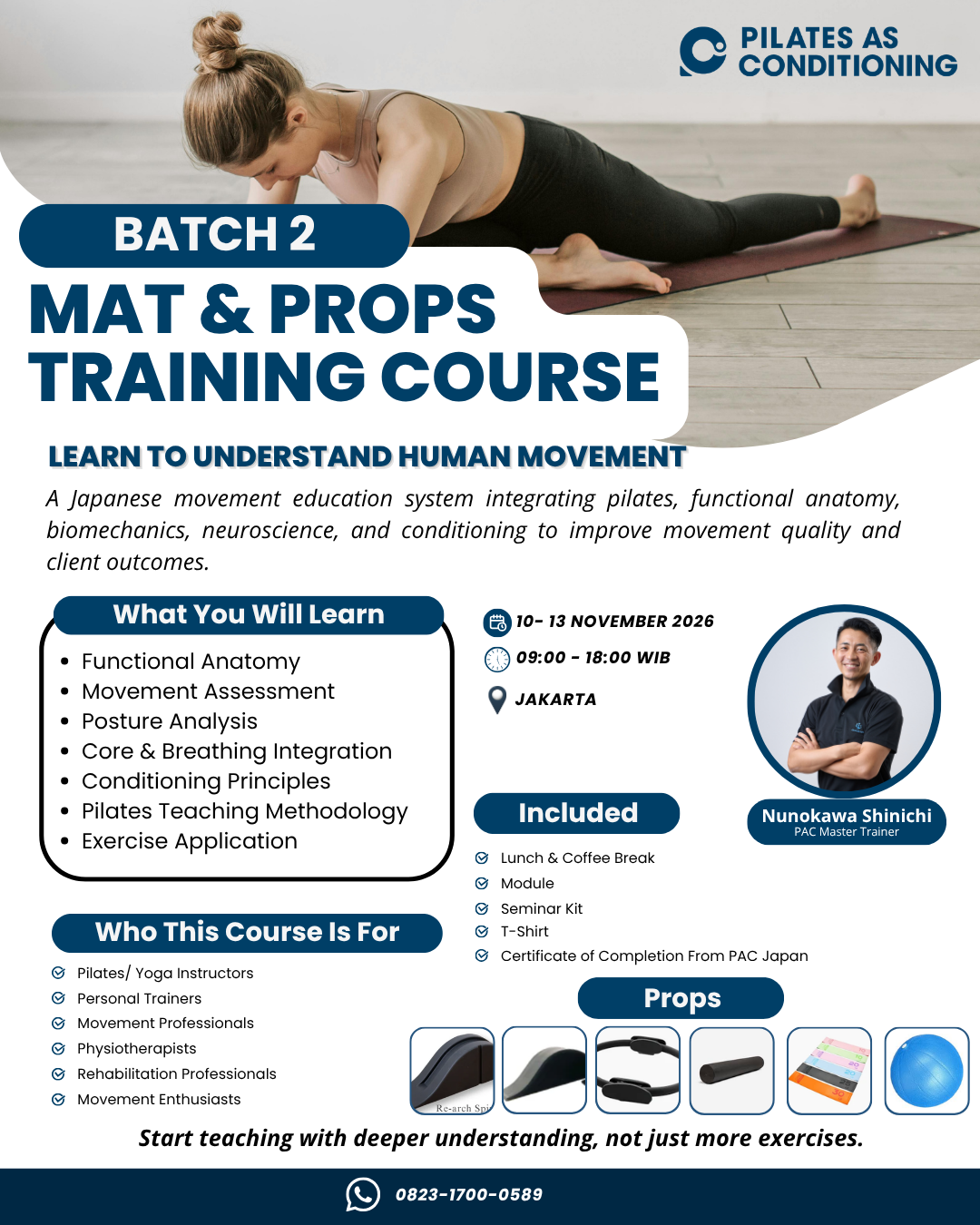 Shisei Academy Indonesia Facebook ad: LEARN BEYOND EXERCISES