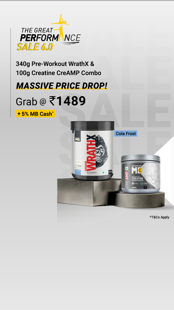 MuscleBlaze Facebook ad