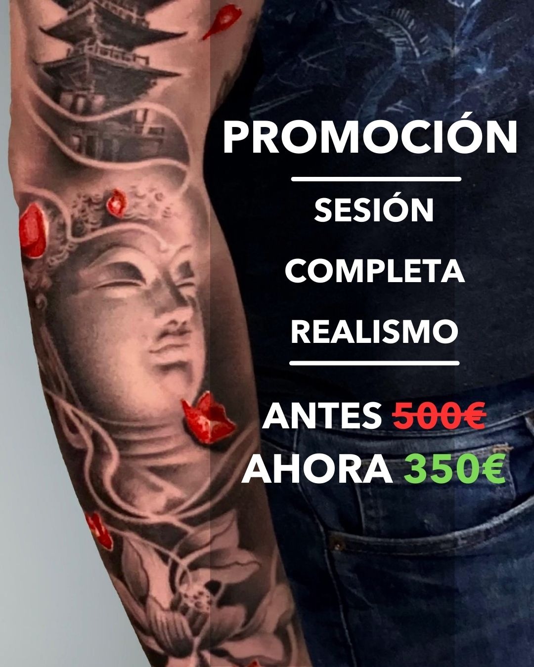 Ingo Tattoo Facebook ad: Reserva tu sesión ahora antes de que se acaben las plazas…