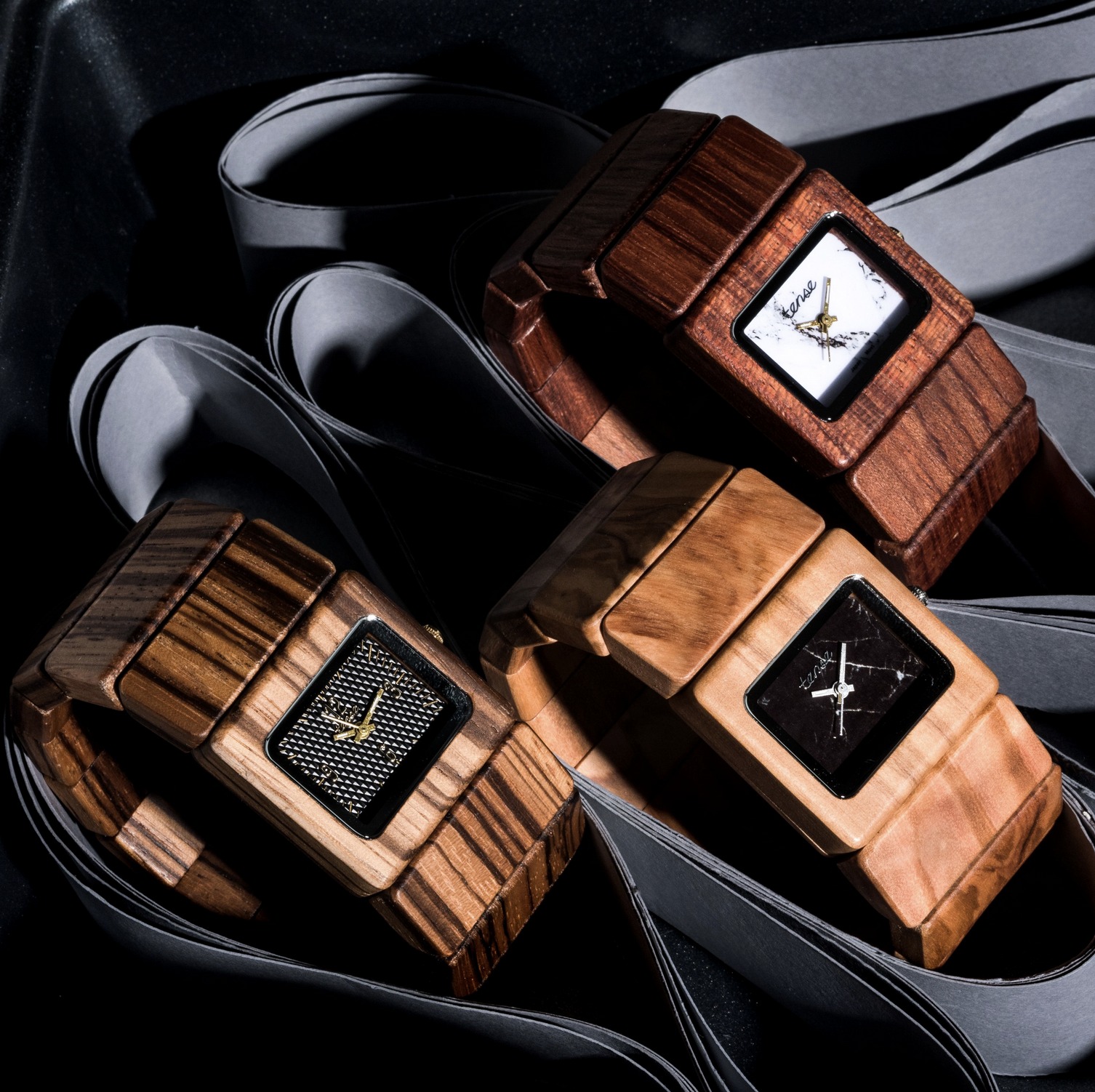 Tense Wooden Watches Facebook ad