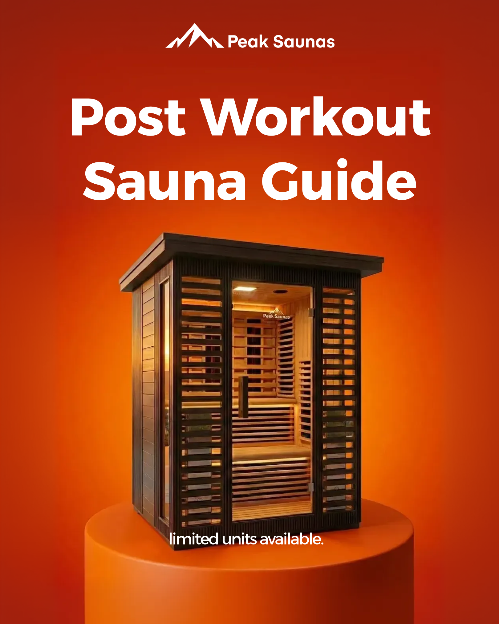Peak Saunas Facebook ad