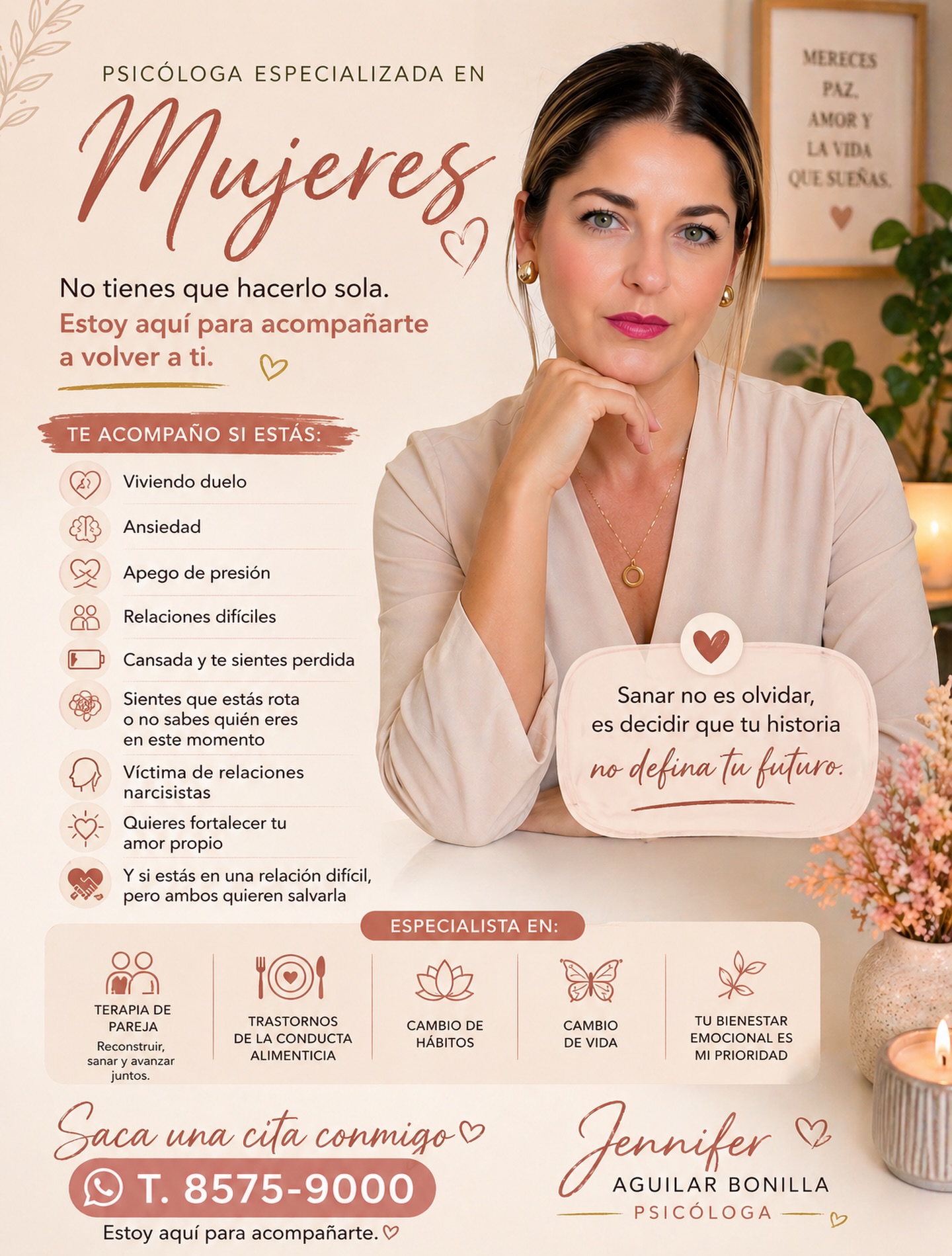 Jennifer Aguilar - Psicología Consciente Facebook ad: ¿Te sientes perdida… aunque sigues funcionando todos los…