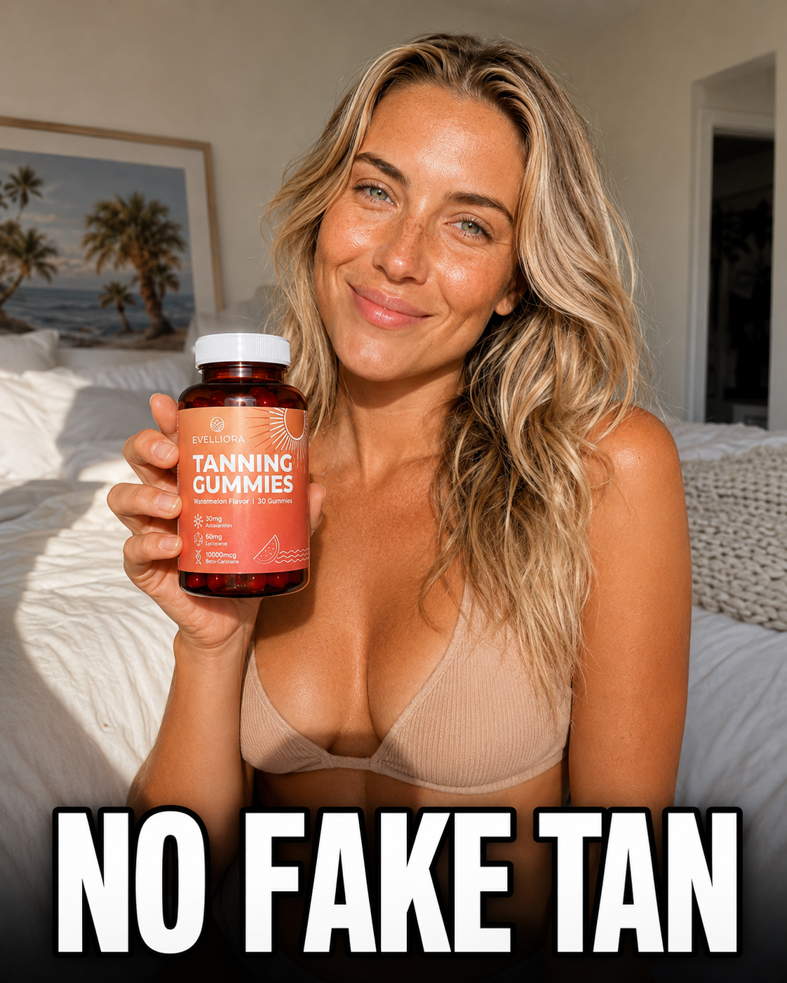 Evelliora Facebook ad: Glow Naturally