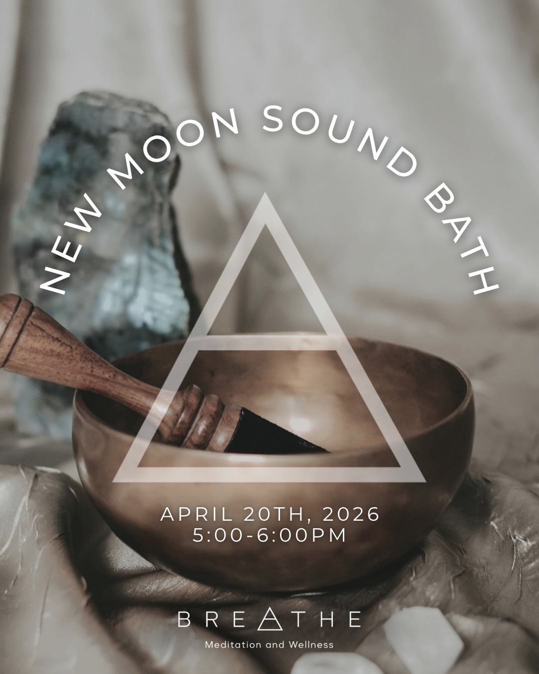 Breathe - Meditation & Wellness Facebook ad: NEW MOON SOUND BATH