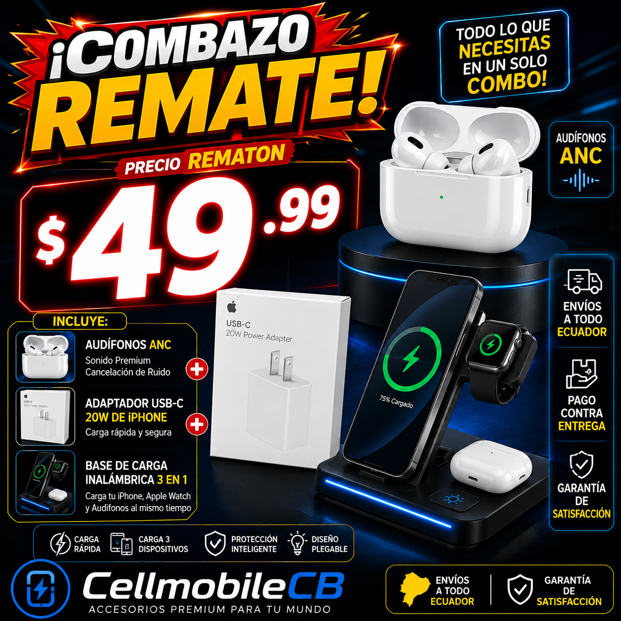 Cellmobile CB Facebook ad: ¡Todo lo que tu celular necesita, en un…