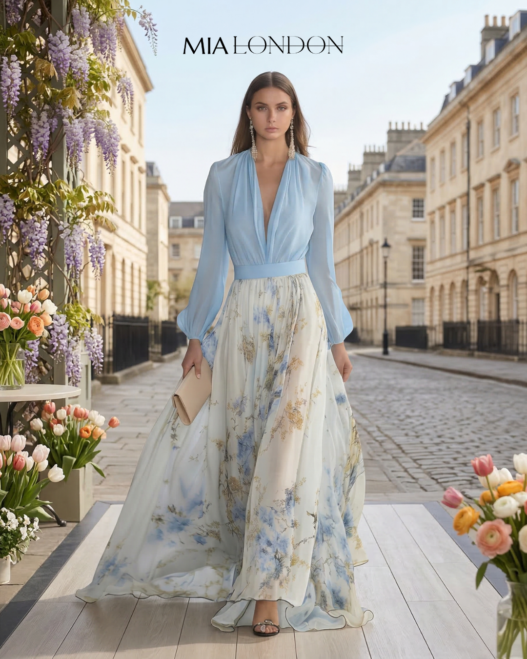 MIA London Facebook ad: Effortless Elegance, Now Up To 70% Off