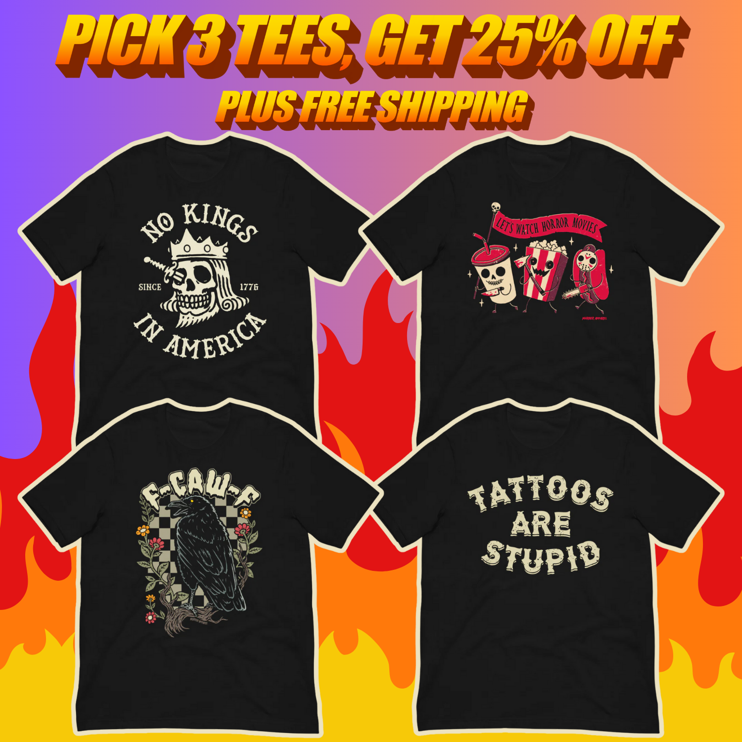 Murder Apparel Facebook ad