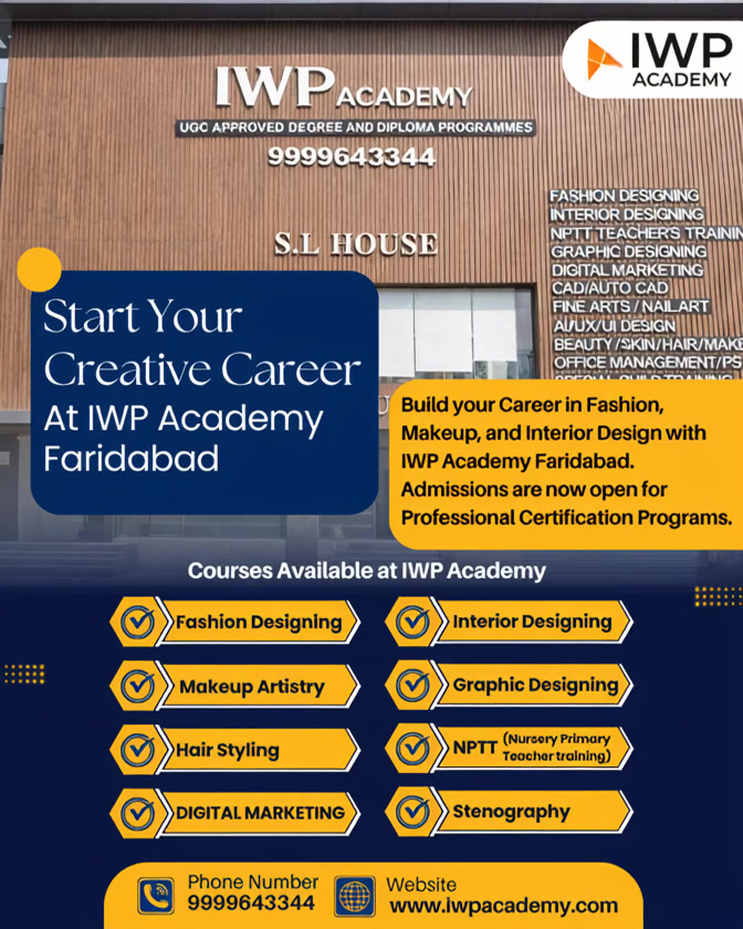 Iwp Academy Facebook ad: Admissions Open at IWP Academy Faridabad