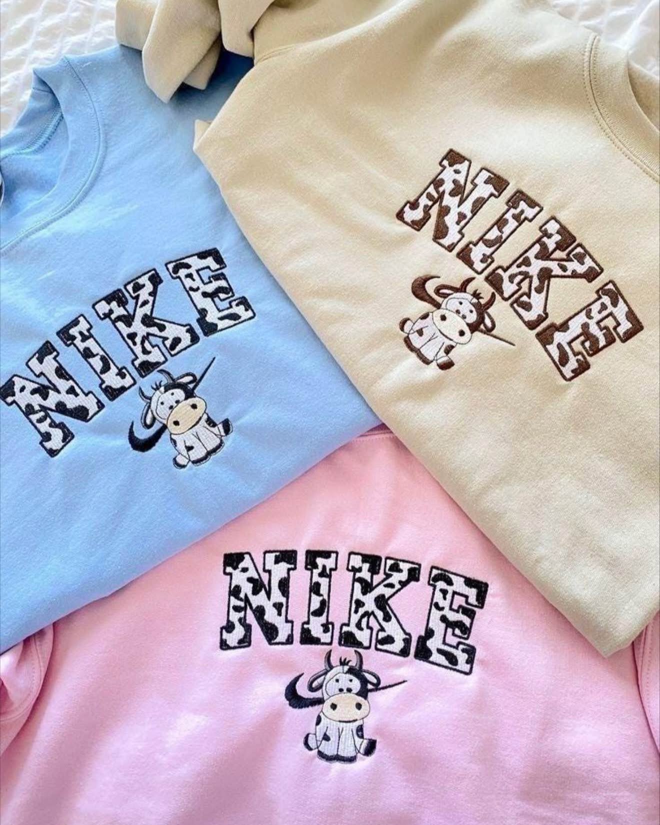 Kaitlyn Renee Facebook ad: Nike Cow Print Embroidered Sweatshirts