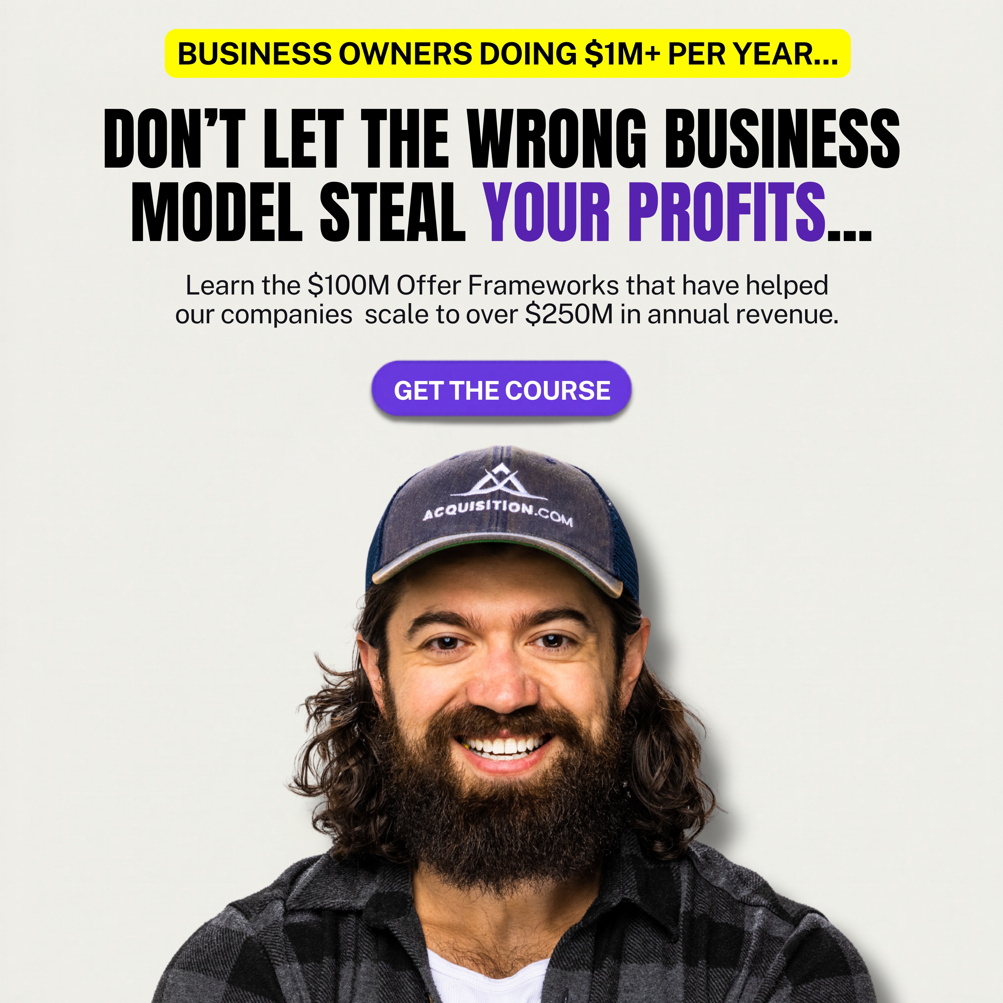Alex Hormozi Facebook ad