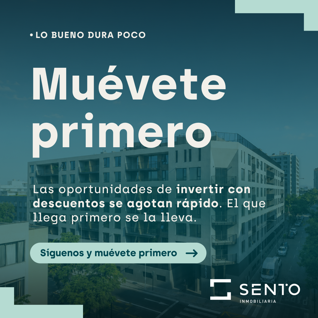 Sento Inmobiliaria Facebook ad: En inversión inmobiliaria, enterarte antes puede marcar la…