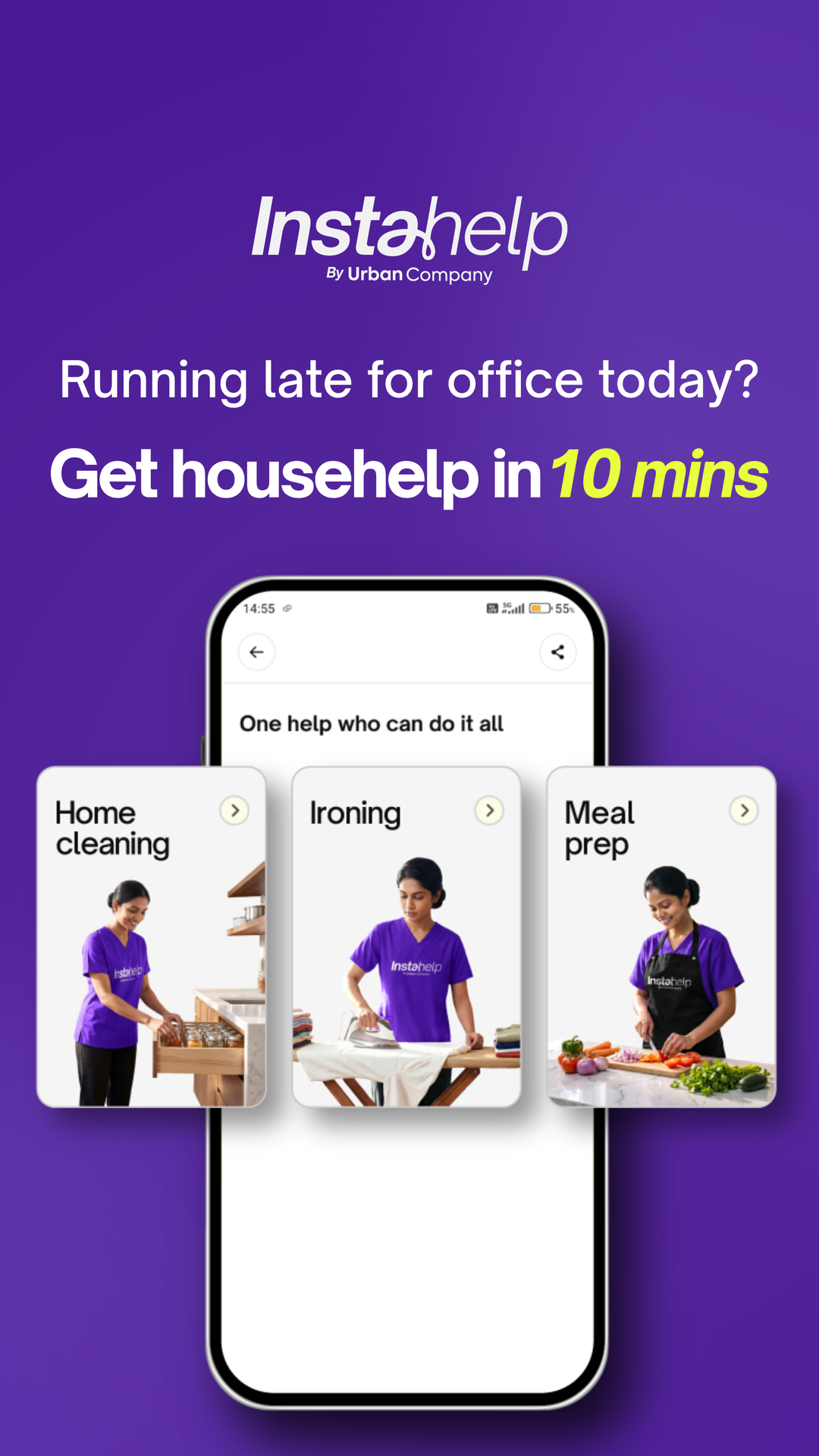 InstaHelp by UC Facebook ad