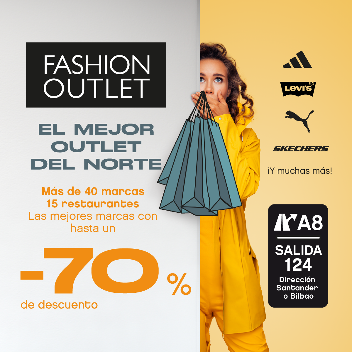 Fashion Outlet Facebook ad