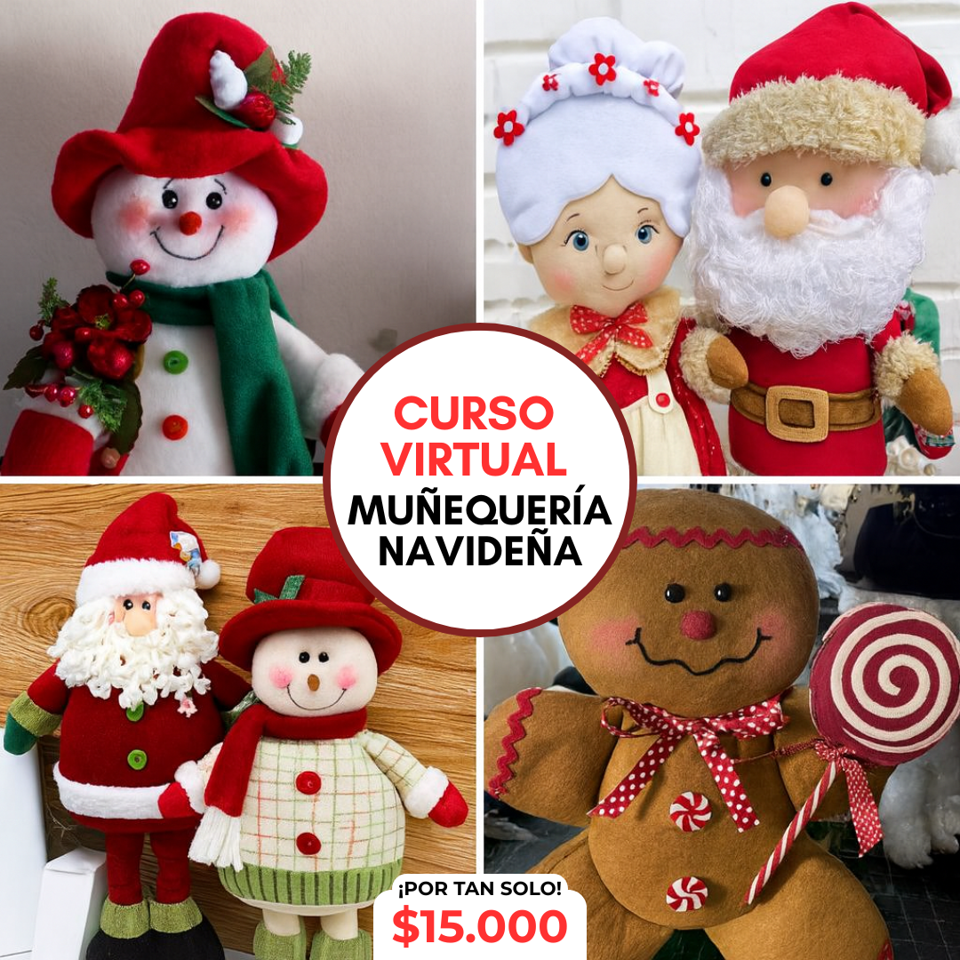 Navidad Creativa Facebook ad: CURSO VIRTUAL