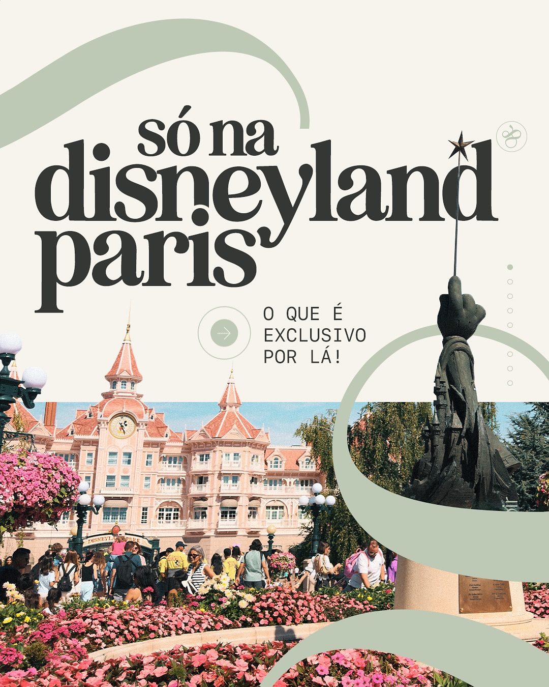 Memoir Viagens Facebook ad: Na Disneyland Paris, cada cantinho tem algo que…